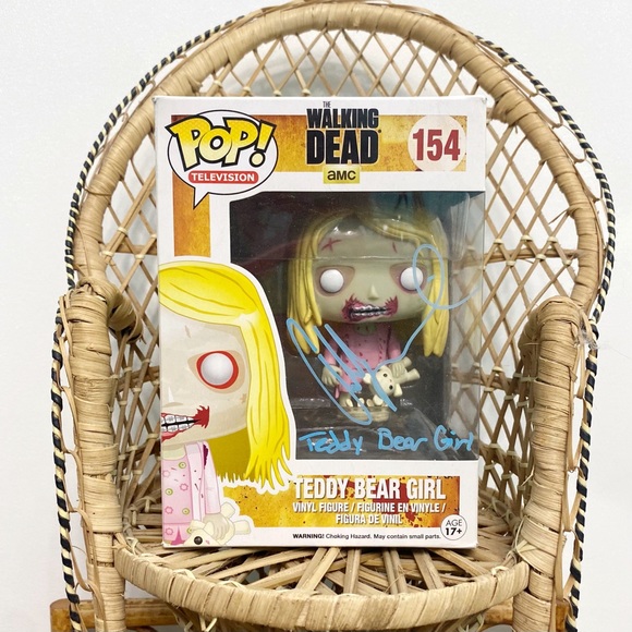 funko pop | autographed walking dead teddy girl